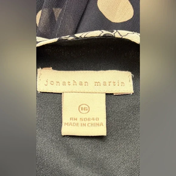 Vintage Jonathan Martin Silk Floral Polka Dot Whimsigoth Maxi Dress 16 - Picture 4 of 10